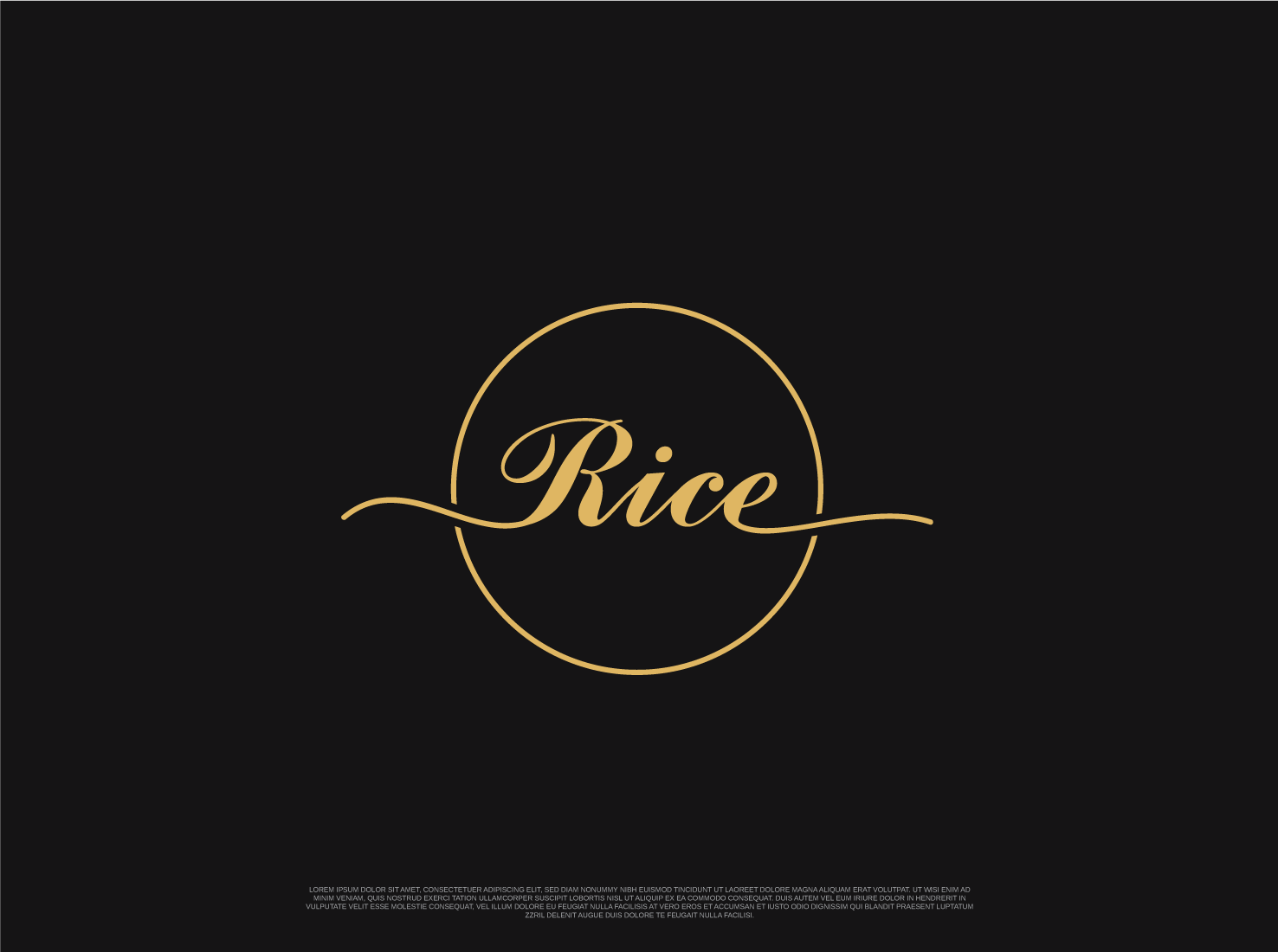 Logo Design by Shigh5 for Rice | Design #17873154