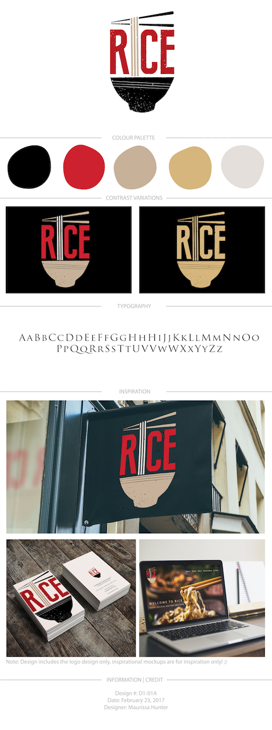 Logo Design by Maurissahunter for Rice | Design #17882932