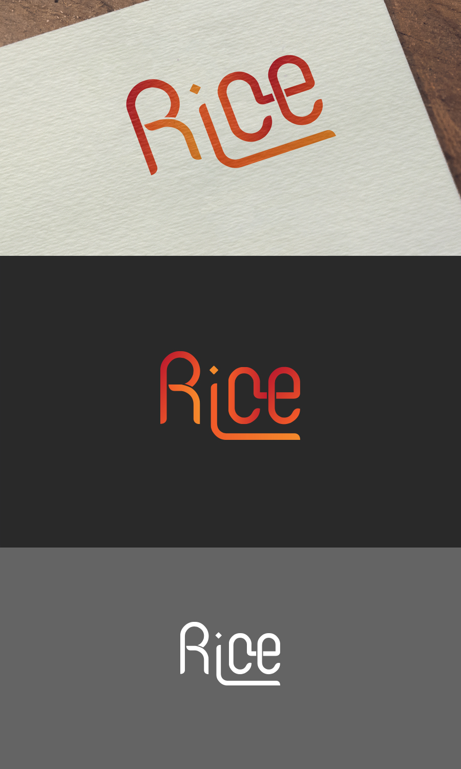 Logo Design by Pixel Desert for Rice | Design #17897601