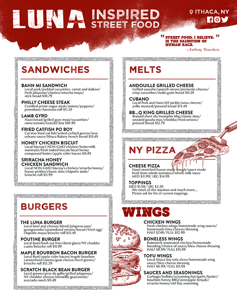 Menu Design by mrmrnjr for this project | Design #17881448