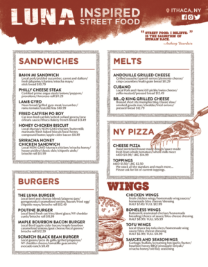 Luna Menu 8.5