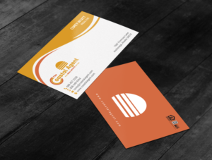 The Coastal Agent | Business Card Design by chandrayaan.creative