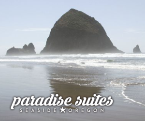 Paradise Suites - Seaside Oregon | Logo Design by Buck Tornado