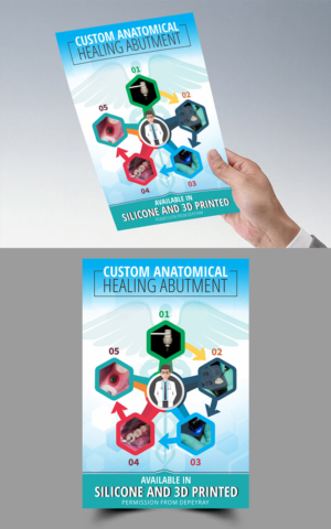 Custom Anatomical Healing Abutment Flyer | Diseño de Flyer por ecorokerz