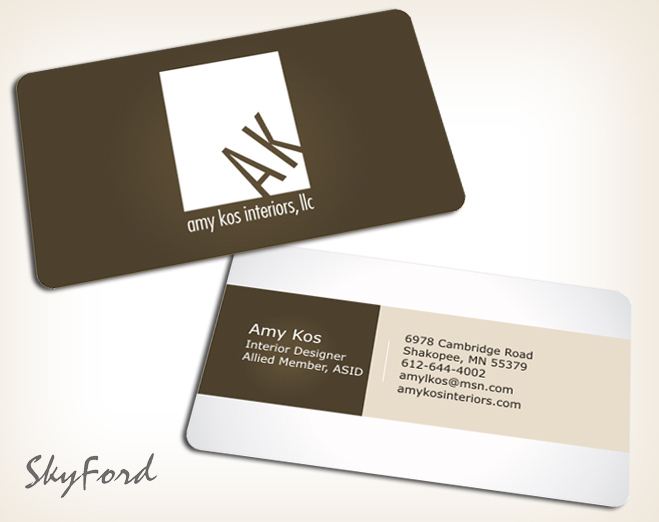 Business Card Design by SKYdesign for this project | Design #642356
