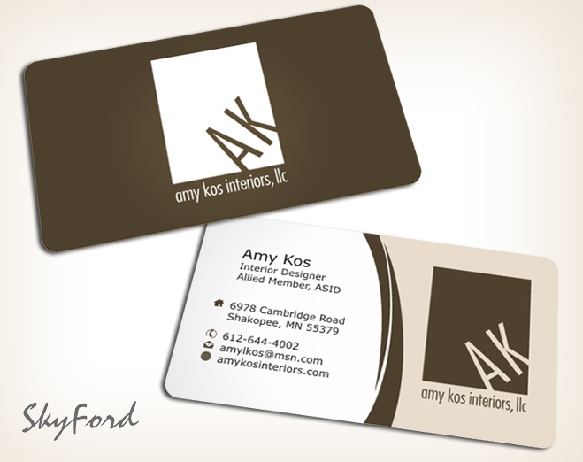 Business Card Design by SKYdesign for this project | Design #642357