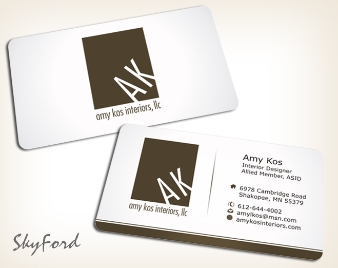 Business Card Design by SKYdesign for this project | Design #642360