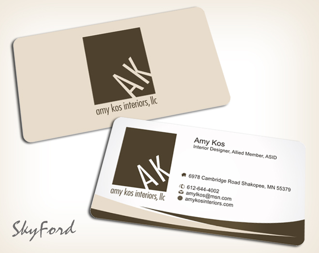 Business Card Design by SKYdesign for this project | Design #642362