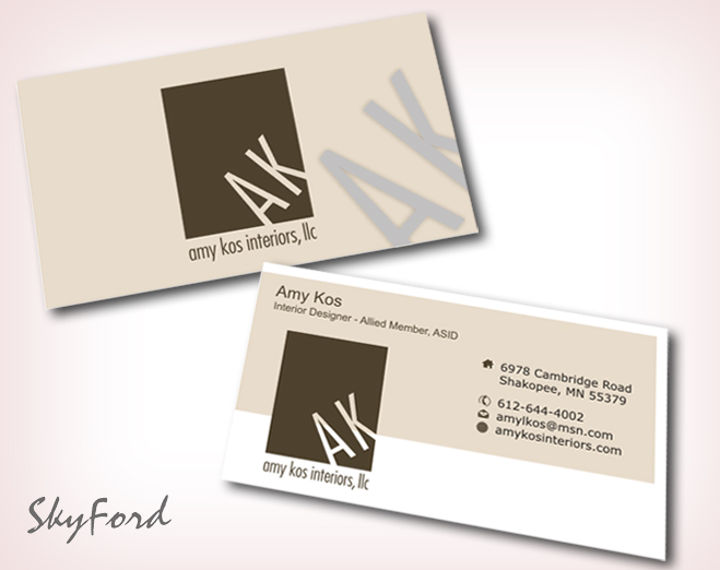 Business Card Design by SKYdesign for this project | Design #642805