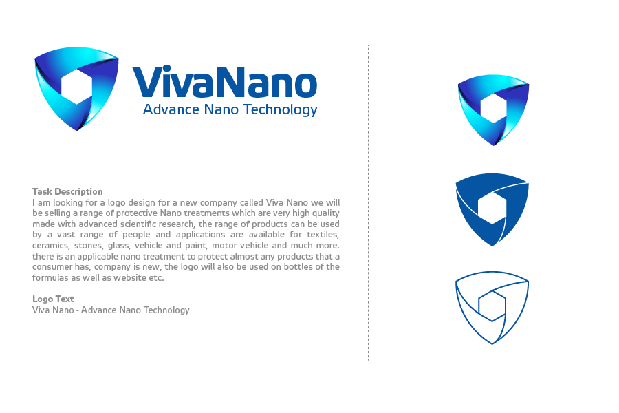 Logo Design by ONSE for Viva Nano Pty Ltd | Design #17888859