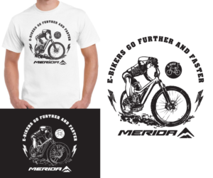 Cool E-Bike T-shirt Design that's a bit fun  | T-shirt Design by Andi Yan