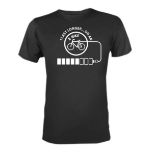 Cool E-Bike T-shirt Design that's a bit fun  | T-shirt Design by 75-R-P-Z