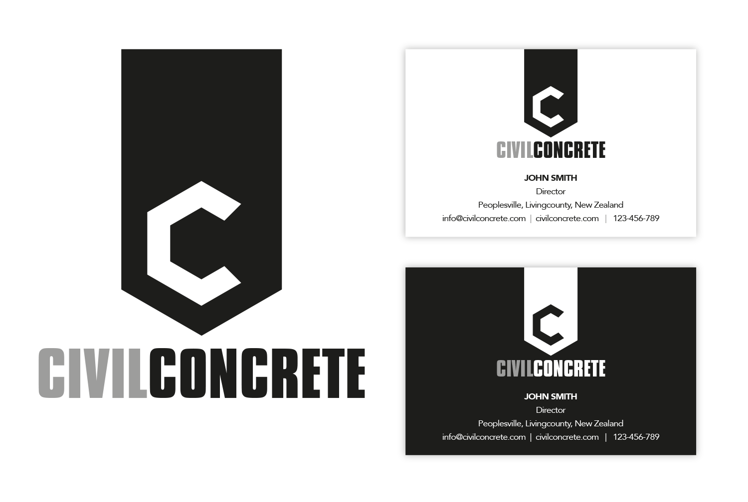 Logo Design by philipfitzsimmons for Civil Concrete Ltd | Design #18262665