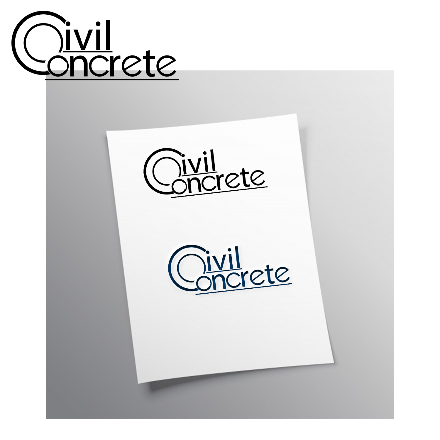 Logo-Design von LEVEL vip für Civil Concrete Ltd | Design #18296551
