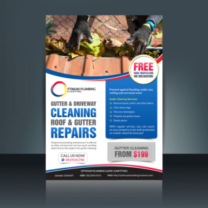 Flyer Design by creative.bugs for Optimum Plumbing & Gasfitting | Design: #17896407