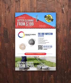 Flyer Design by chandrayaan.creative for Optimum Plumbing & Gasfitting | Design: #17889476