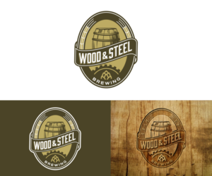 Logo Design by VGB for Wood and steel brewing | Design: #17896819