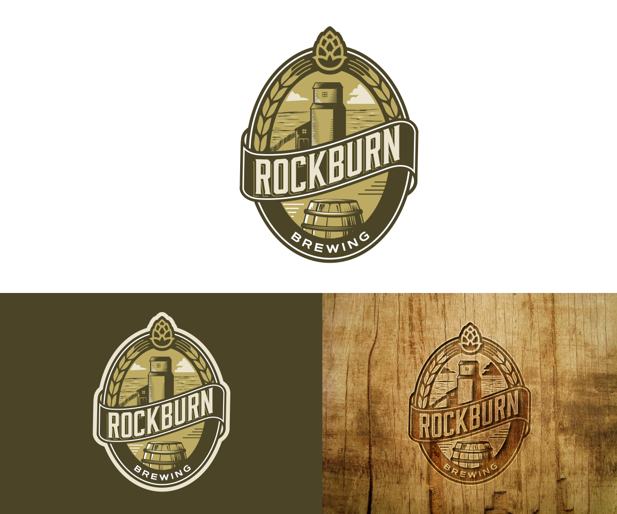 Logo Design by VGB for Wood and steel brewing | Design #17994613