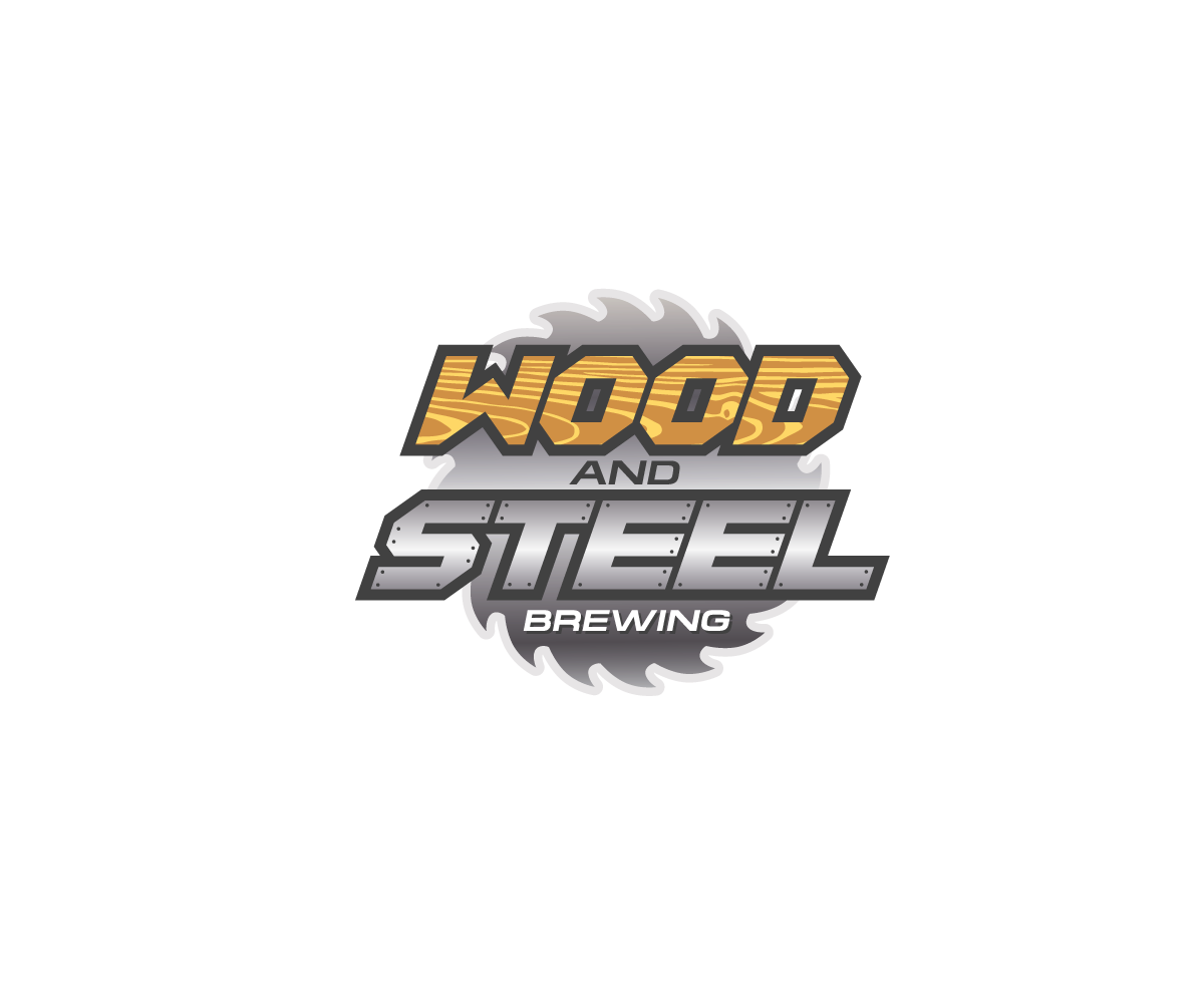 Logo Design by Buck Tornado for Wood and steel brewing | Design #17893377