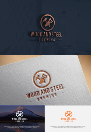 Logo Design by dr ghulam mustafa sahab for Wood and steel brewing | Design: #17923565