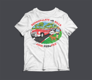 Flying Bills | Diseño de Camiseta por SAI DESIGNS