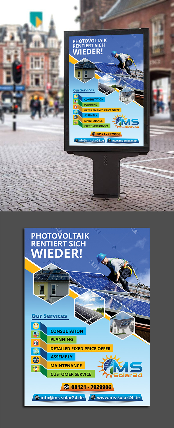 Billboard Design by ecorokerz for MS-Solar24 | Design #17885541