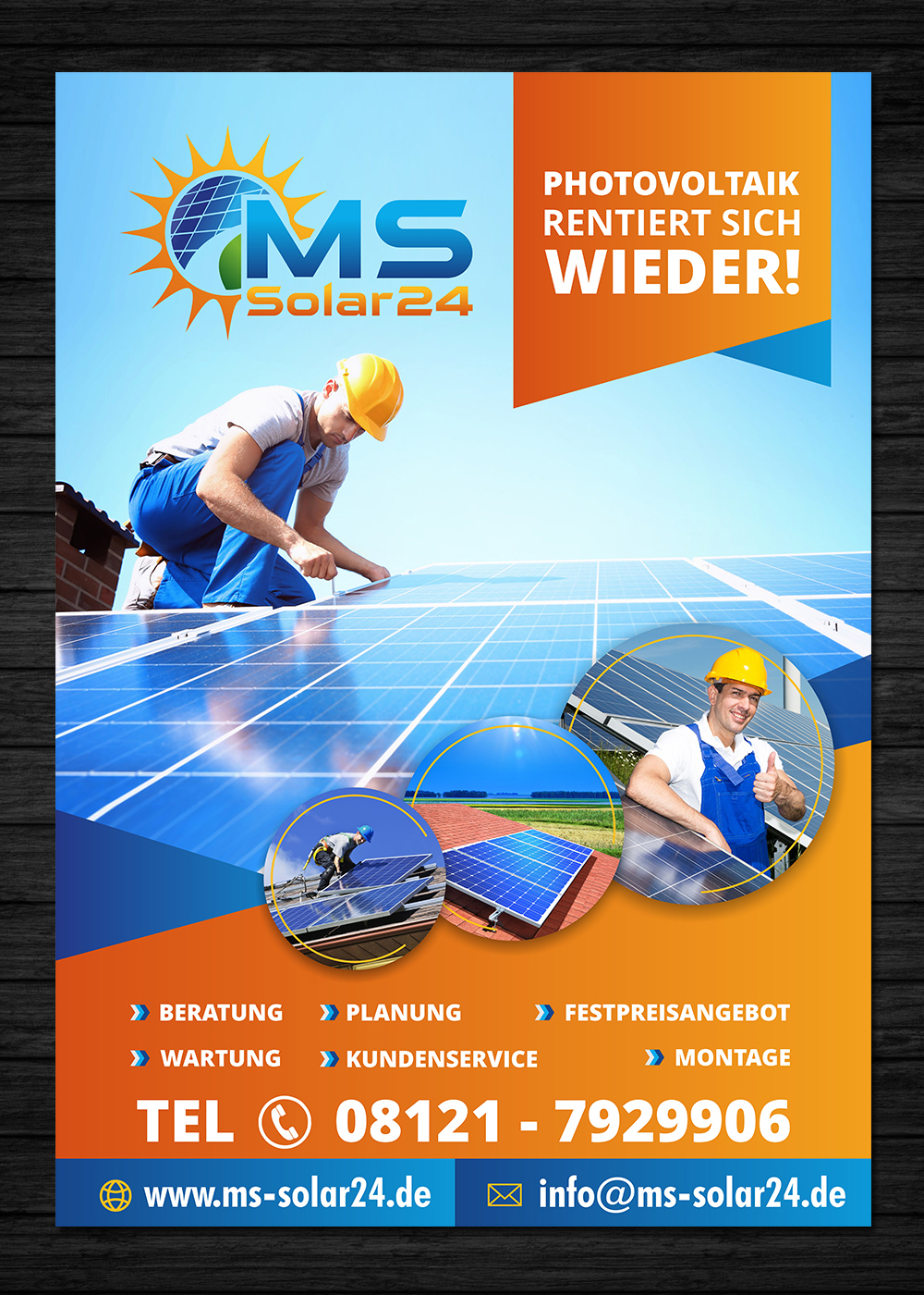 Diseño de Cartelera por ecorokerz para MS-Solar24 | Diseño #17979924