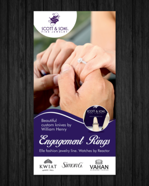 4X8 Banner for a Jewelry store attracting customers from a luxury car show and auction | Schilder-Design von ecorokerz
