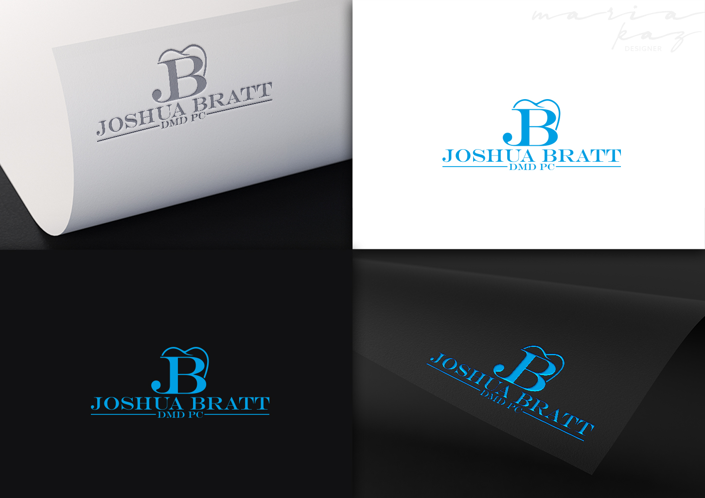 Diseño de Logo por maria-kaz para Joshua Bratt DMD PC | Diseño #17903604
