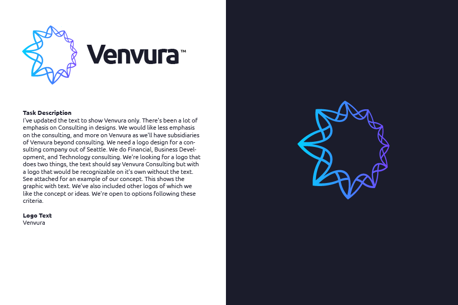 Logo Design by ONSE for Venvura  | Design #17898232