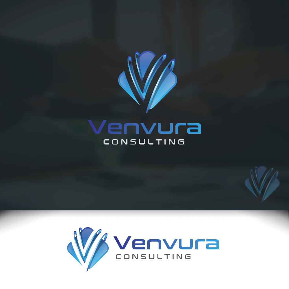Logo Design by Blue Moon Design for Venvura  | Design #17879128