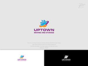 Uptown Moving and Storage | Logo Design by Kejo87