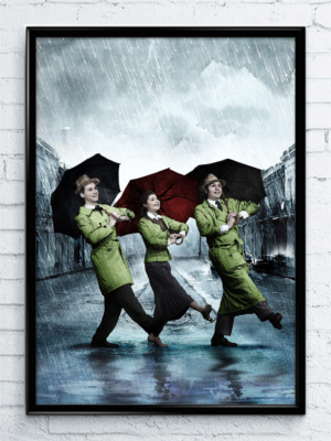 Create a Singin' in the Rain (stage musical) artwork design for posters, flyers, mailings, etc. | Diseño de Póster por SAI DESIGNS