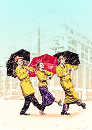 Create a Singin' in the Rain (stage musical) artwork design for posters, flyers, mailings, etc. | Diseño de Póster por OzgurCapci