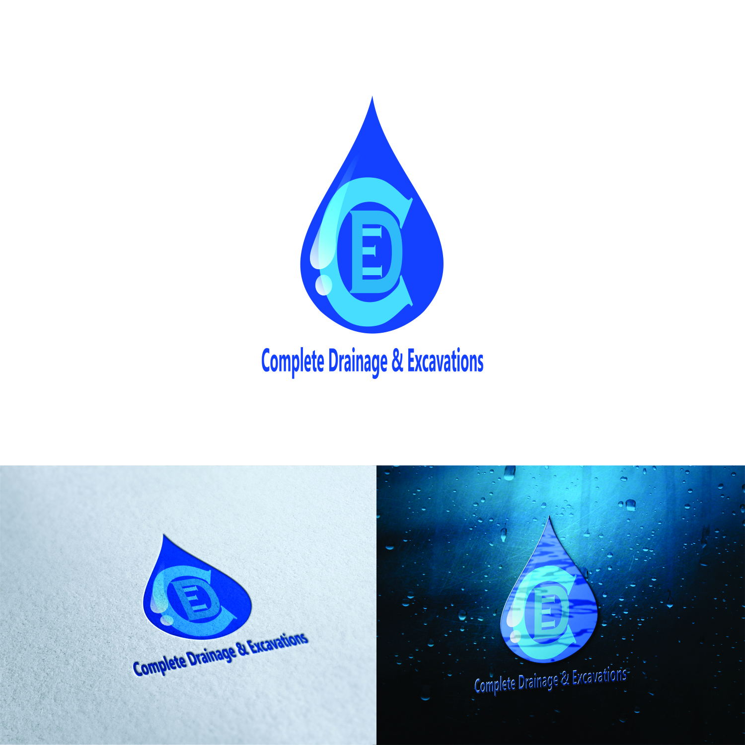 Design de Logo par MT. Eki pour Complete Drainage & Excavations | Design #17914554