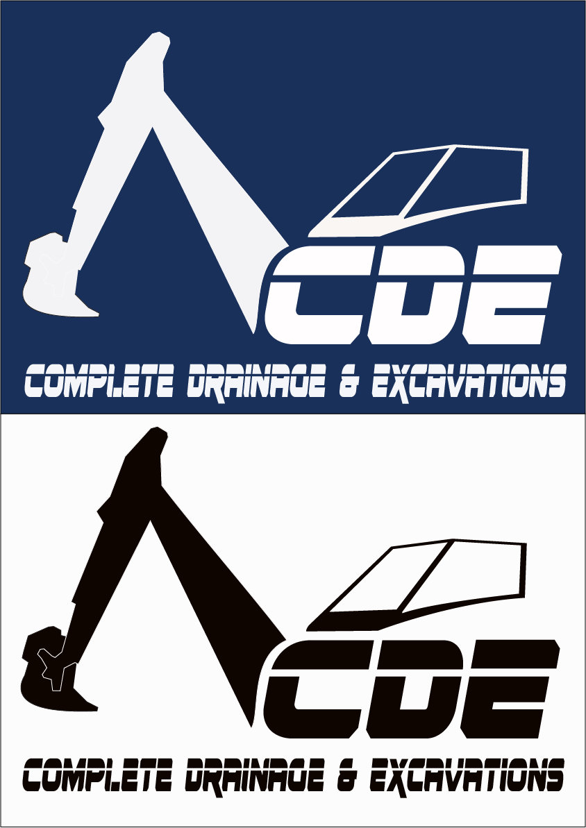 Logo Design by Grebowiec Peter for Complete Drainage & Excavations | Design #18122457