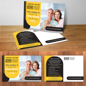 Postkarten-Design von creative.bugs für Timothy Hayes Financial & Ins. Services, Inc. | Design: #17909905