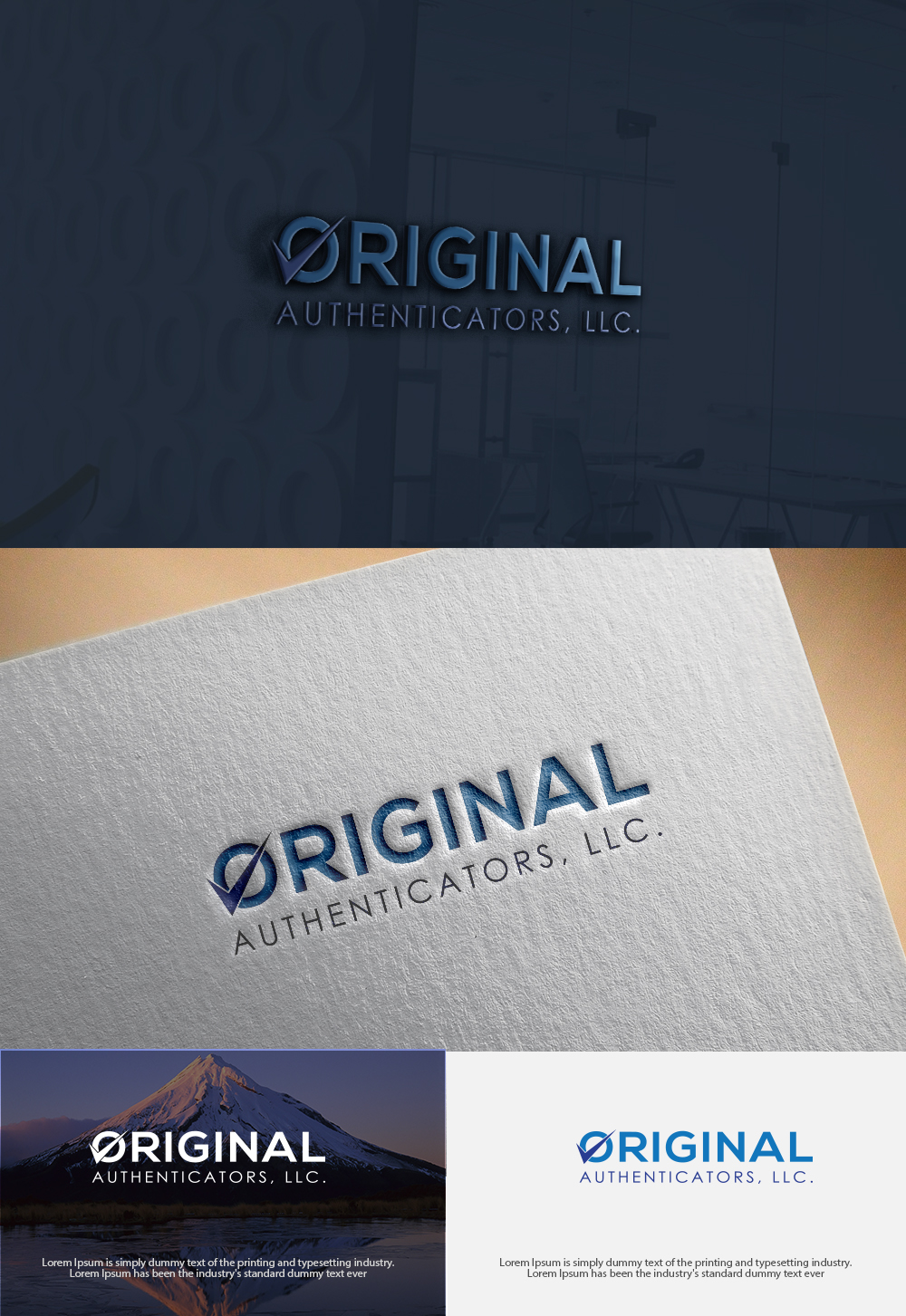 Logo Design by dr ghulam mustafa sahab for Original Authenticators, LLC. | Design #17882842