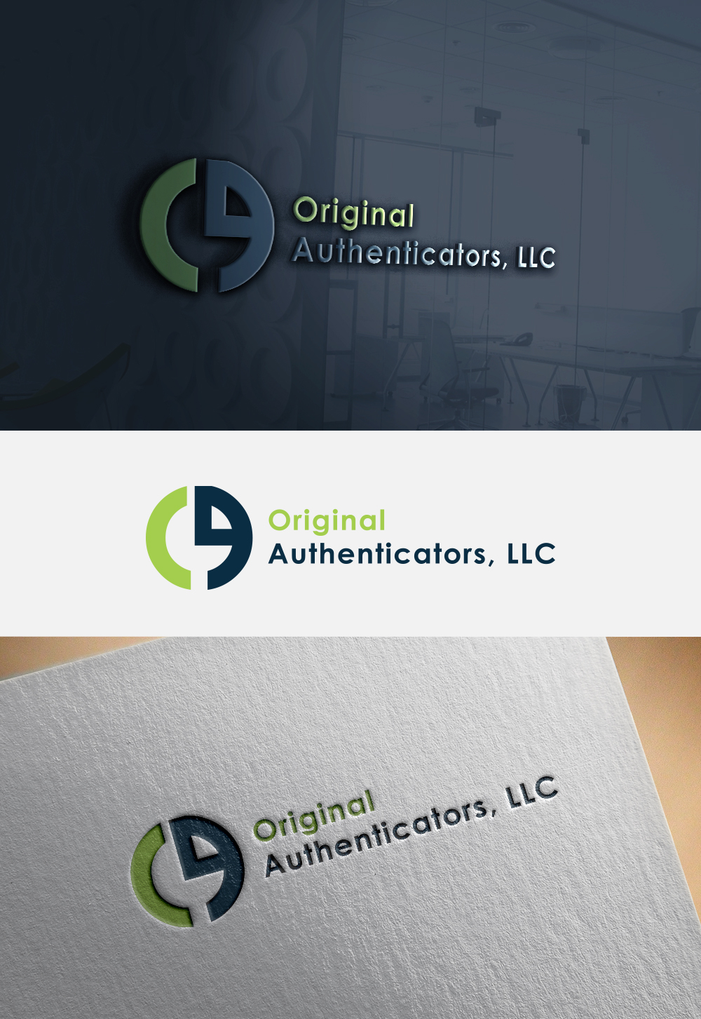 Logo Design by dr ghulam mustafa sahab for Original Authenticators, LLC. | Design #17905211