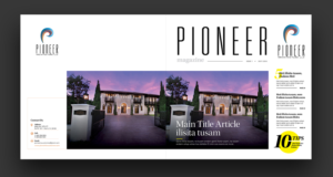 Magazine Design by Pixelon Studio