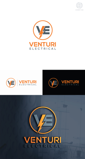 Venturi Electrical | Logo Design by Honey GD