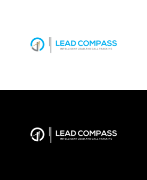 Lead Compass Intelligent Lead And Call Tracking | Logo Design by fatiyadesign