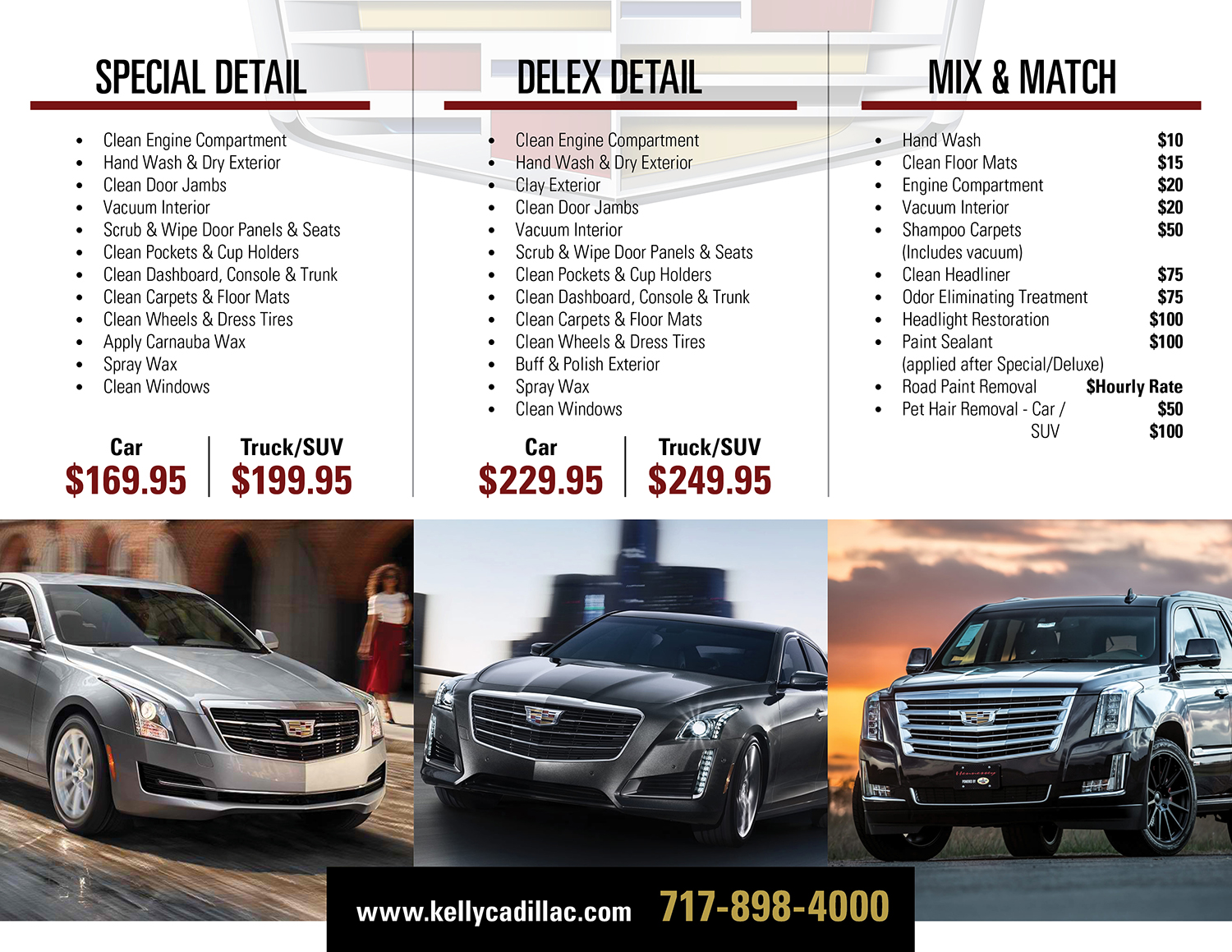 Brochure Design by DesignFive for Kelly Cadillac | Design #17884397