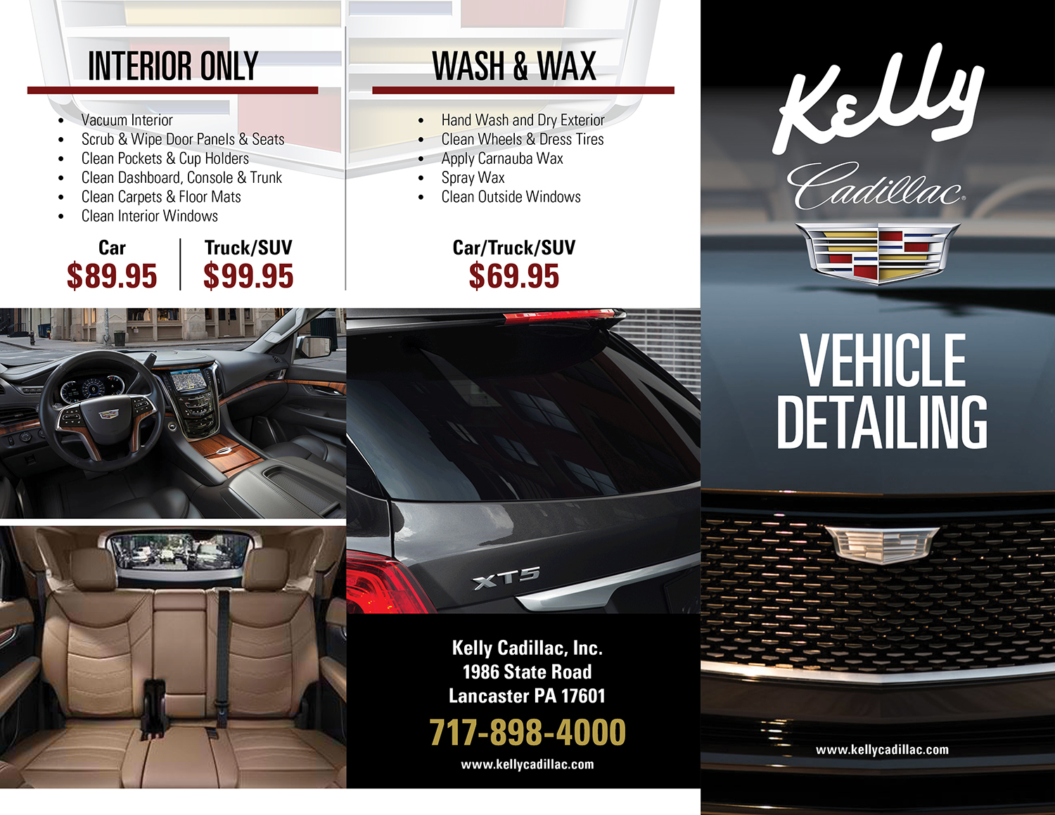 Brochure Design by DesignFive for Kelly Cadillac | Design #17884398