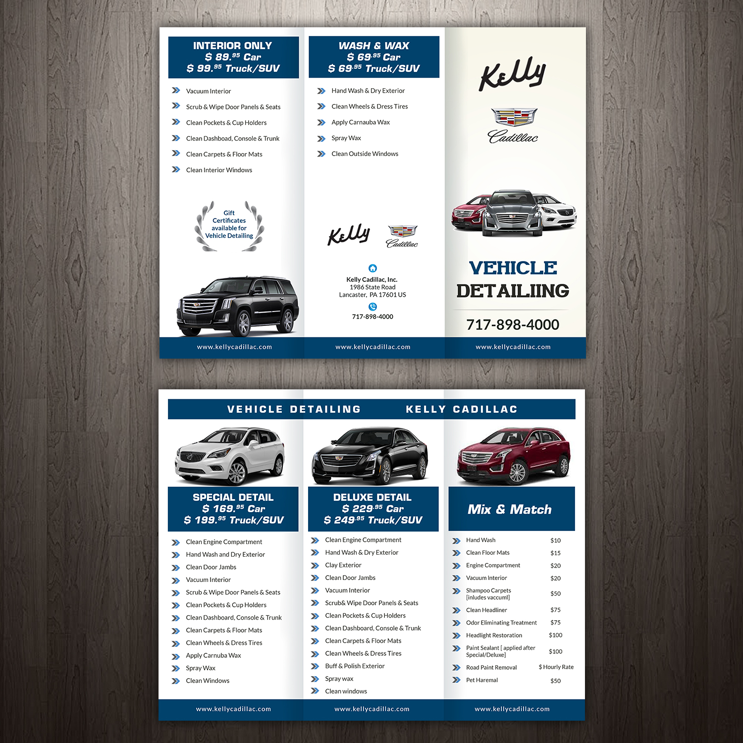 Design de Brochure par creative.bugs pour Kelly Cadillac | Design #17897656