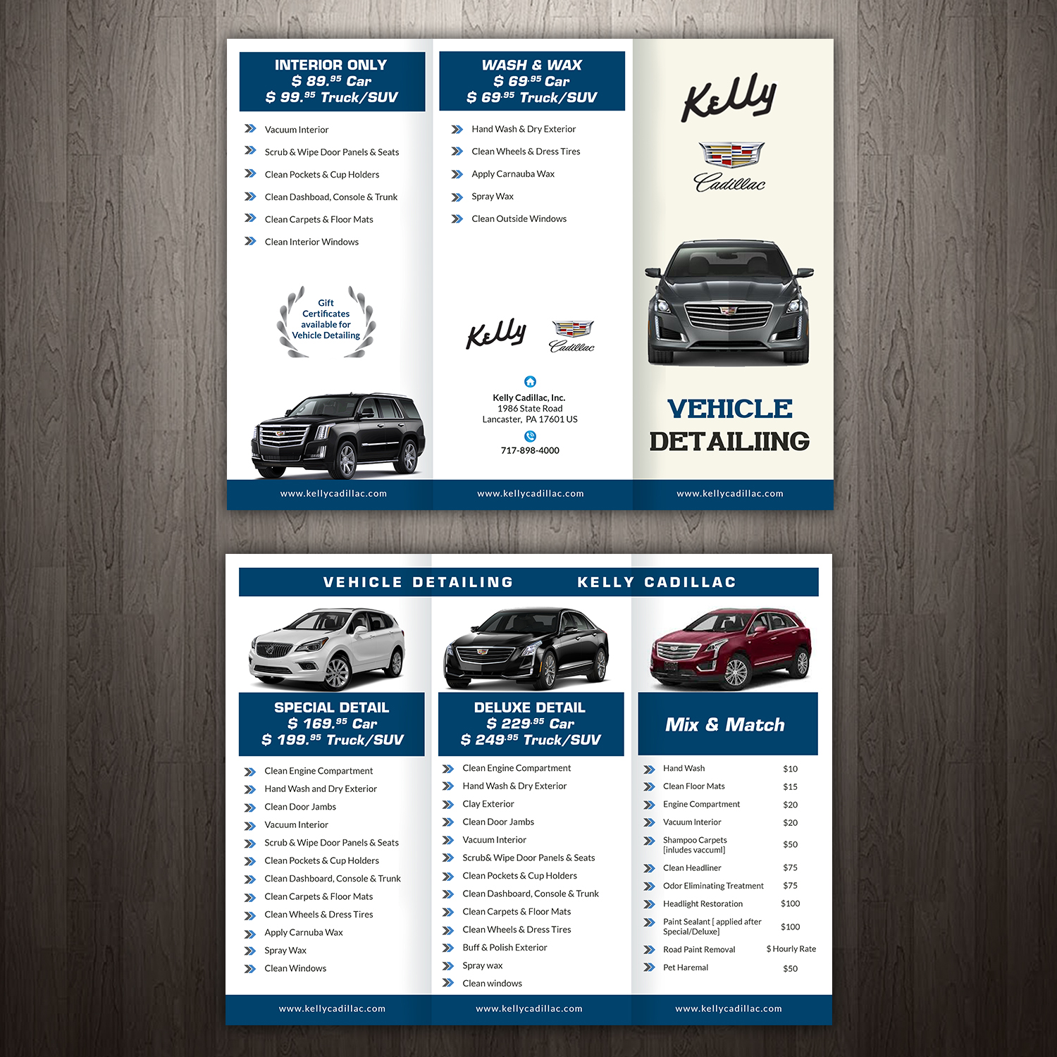 Design de Brochure par creative.bugs pour Kelly Cadillac | Design #17897658