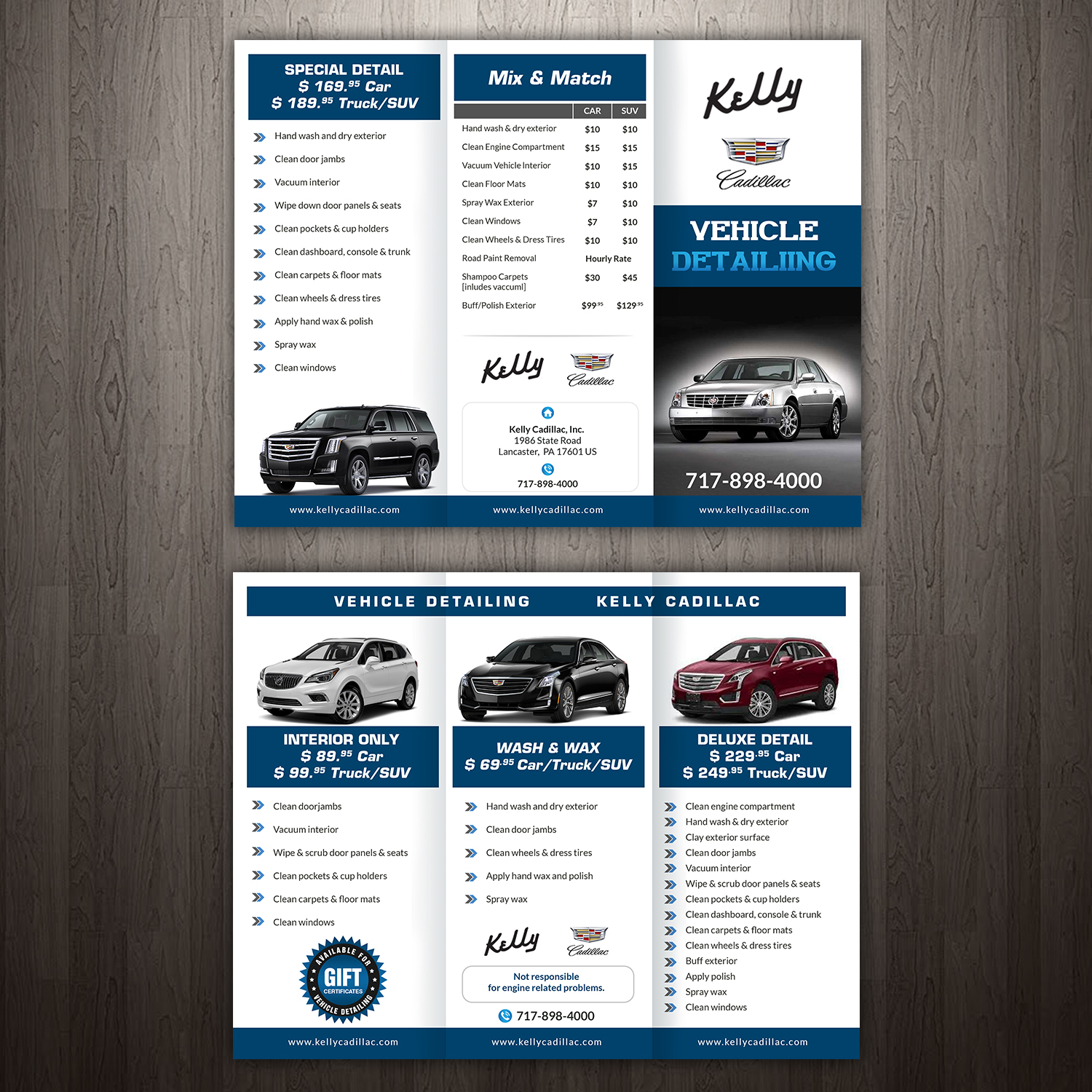 Design de Brochure par creative.bugs pour Kelly Cadillac | Design #17969499