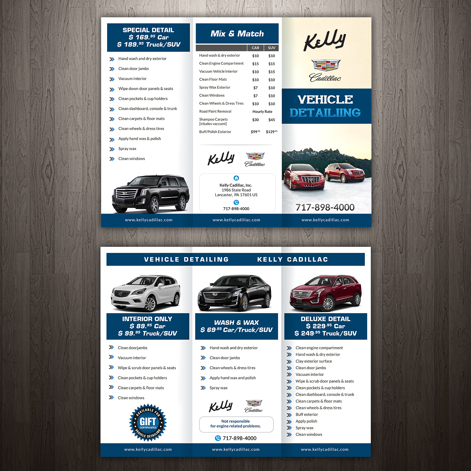 Brochure Design by creative.bugs for Kelly Cadillac | Design #17969500