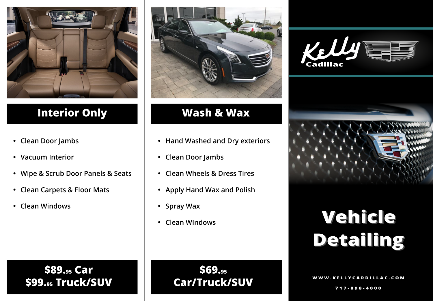 Diseño de Brochure por HamzaMalik para Kelly Cadillac | Diseño #17889123