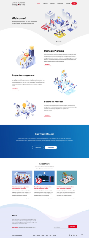 Web Design by pb for Grand Traverse Strategic Partners | Design: #17907255